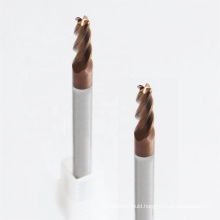 Customized raise ultra micro grain 4-Flute carbide end mills square end mill for aluminium